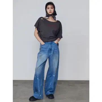 페인팅 라이크루즈 청바지