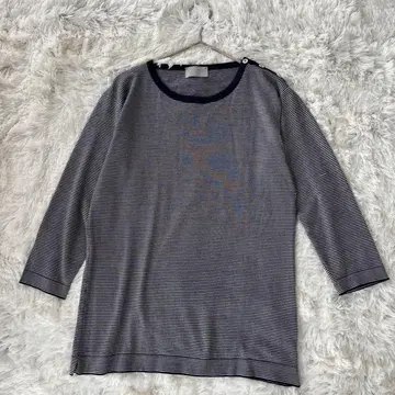 마가렛호웰 존스메들리 영국제 얇은 소재 울 보더 상의