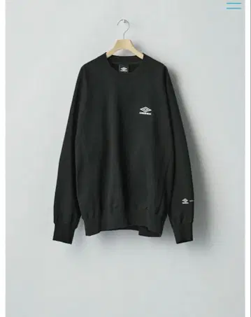 [ ssstein x UMBRO ] 맨투맨 블랙