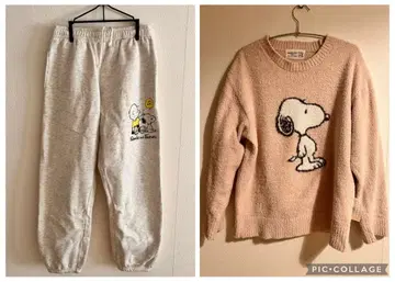 스누피 룸웨어 세트