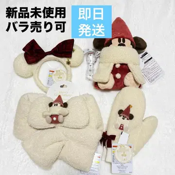 디즈니 크리스마스 리루린린 머리띠 미튼 머플러 묶음 판매