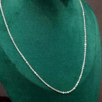 실버 체인 키헤이 목걸이 2mm