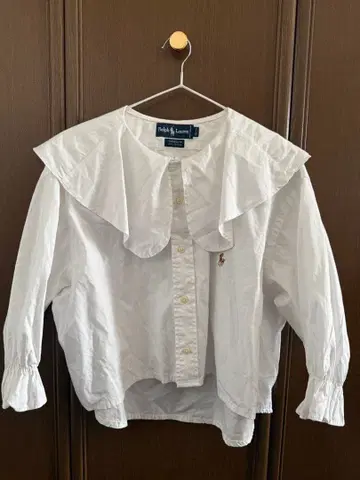 리메이크 랄프 로렌 스트라이프 빅 칼라 셔츠