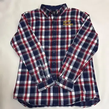 [ 새상품급 ] BEAMS HEART 체크 무늬 셔츠 L 사이즈