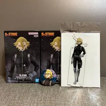 Dr.STONE 스탠 리 스나이더 피규어 & 아크릴 스탠드 & 캔뱃지