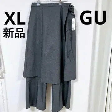 GU 랩 팬츠 바이 로쿠 랩 스커트 센터 프레스