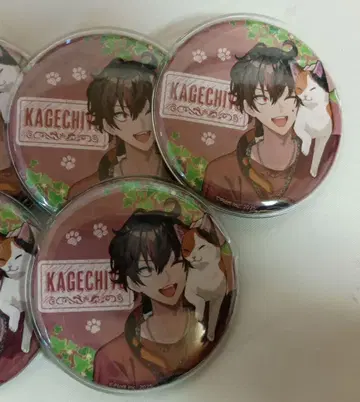 혼혈 카레코레 카게치요 마네키네코 캔뱃지 세트