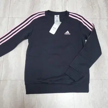 아디다스 쓰리 스트라이프 맨투맨 속기모 트레이닝복 S