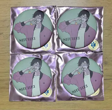 BLEACH WORLD 히사기 슈헤이 매트 캔뱃지 컬렉션 4개 세트
