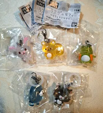 토끼 모피 메지루시 액세서리 세미 컴플리트 5종 세트