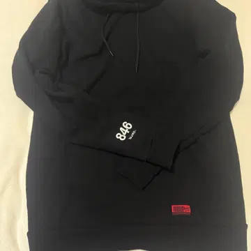 846 블랙 후드 부착 후드티