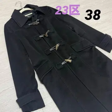 23구 캐시미어 혼방 더플 코트 롱 38 이탈리아