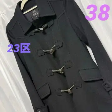 23구 캐시미어 혼방 롱 더플 코트 롱 코트 38 이탈리아