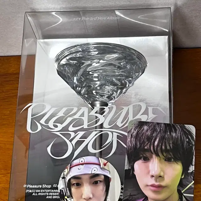 샤이니 키 기범 플레저샵 glass package 버전 앨범 개봉