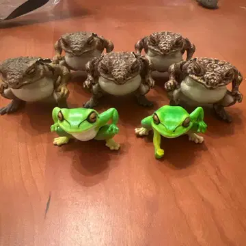 개구리 스모 선수 핫케요이 피규어 7체 세트