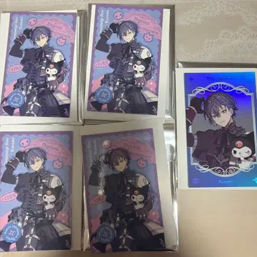 니지산지 Dytica x 산리오 랜덤 사진풍 카드 코야나기 로우 3장