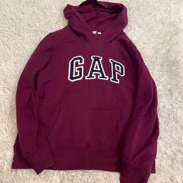 [ 레어 컬러 ] GAP 버건디 후드티 00s y2k 속기모
