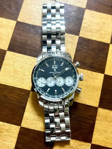 Christian Bonheur 크로노그래프 자동 와인딩 손목시계