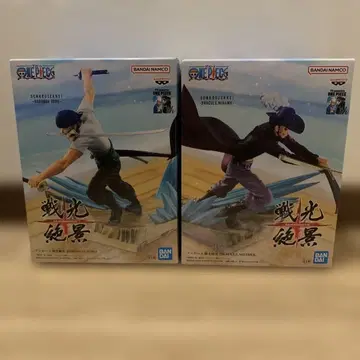 원피스 조로 미호크 피규어 2체 세트