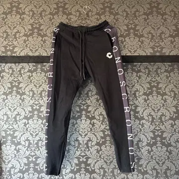 cronos 크로노스 블랙 조거 팬츠 C 로고