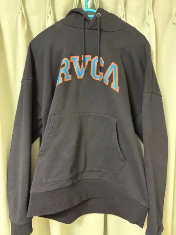 RVCA 후드 부착 후드티 그레이