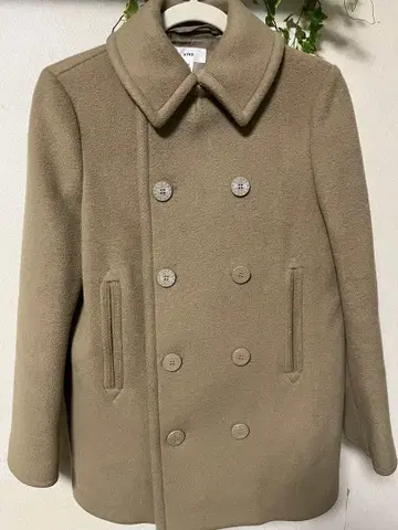 HYKE 멜톤 울 피 코트 사이즈 3