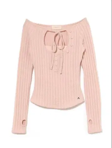 andmary Nini ribbon tops pink