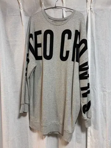 RODEO 그레이 로고 맨투맨 FREE 사이즈