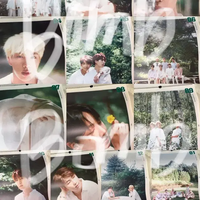분철 방탄 시즌그리팅 달력 2019 2020 2021 2022 bts