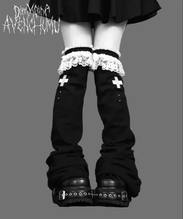 DimMoire 레그 워머 블랙