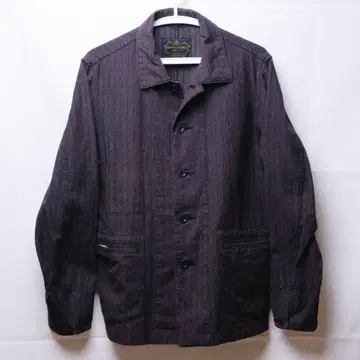 KOJIMA GENES (코지마 진즈) 스트라이프 커버올 사이즈: L