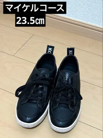 [ 새상품급 ] 마이클코어스 블랙 레이스업 스니커즈