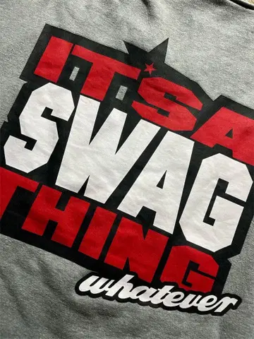 초기 SWAGGER 스와거 맨투맨 우라하라 XL