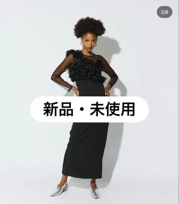 [새상품] 펄 뷔스티에 드레스 ANDRESD 2025 아뜨레