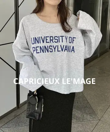 CAPRICIEUX LE'MAGE PENN 와이드 맨투맨