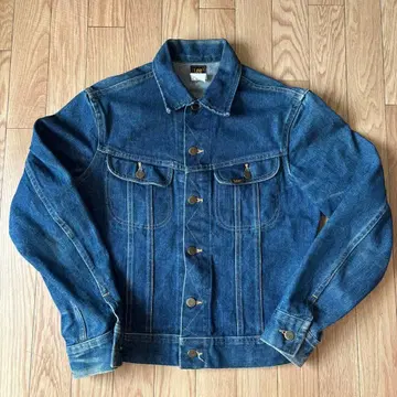 70~80s Lee 220j USA제 데님 자켓 다크 네이비