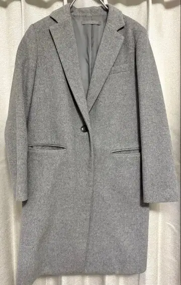 그레이 롱 코트 여성용