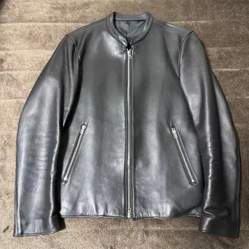 LIDNM 램 가죽 싱글 라이더 자켓 블랙 L