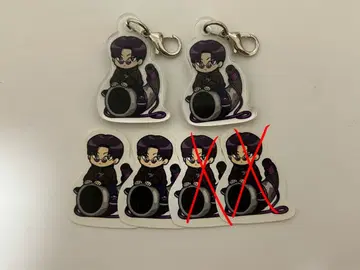 진지하게 위험한 도시 MZYBFAIR 아크릴 참 플레이크 씰