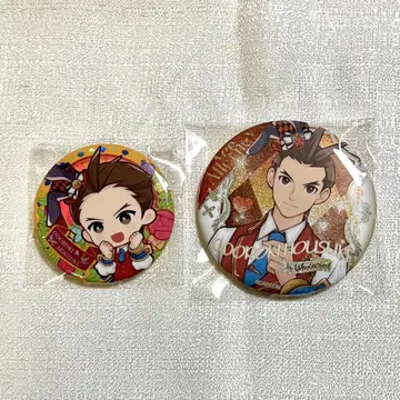 역전재판 오도로키 호스케 캔뱃지 중국 카페 등신 SD