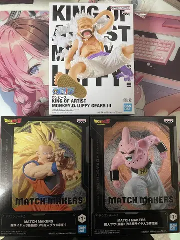 드래곤볼 Z MATCH MAKERS 손오공 마인 부우 니카 루피 세트
