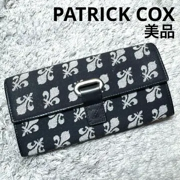 [ 새상품급 ] PATRICK COX 가죽 가마구치 장지갑 블랙