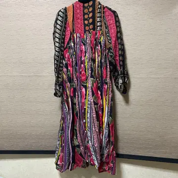 [ 하자 있음 ] freada 플로럴 프린트 긴팔 원피스