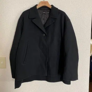 UNIQLO+J 더블 페이스 셔츠 자켓 블랙 XL 질 샌더