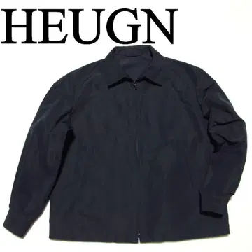 HEUGN 유겐 Winston 실크 폴리에스테르 그로그랭 블루종