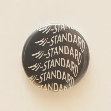 90s 당시물 하이스탠다드 HI-STANDARD 로고 캔뱃지 빈티지