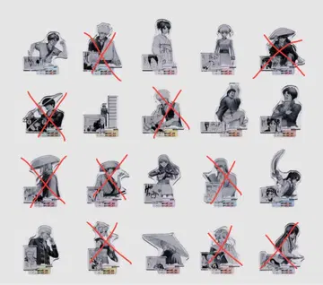 은혼전 20주년 기념 스무 살의 모임 아크릴 피규어 컬렉션