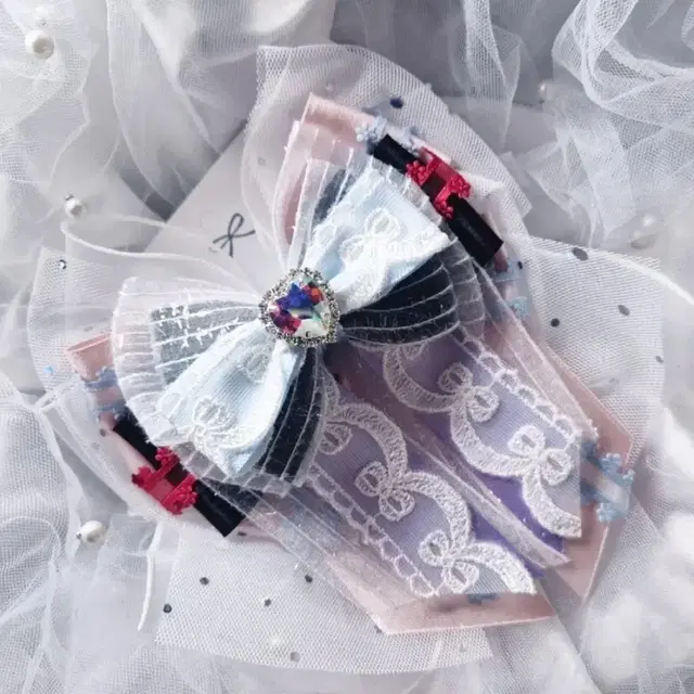 plave 응원봉 리본 아뵹리본