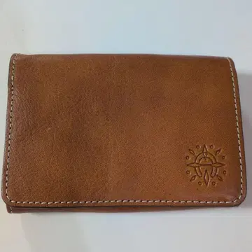 Dakota 이단 접이식 지갑 브라운