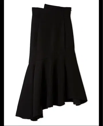 스나이델 하이웨스트 머메이드 스커트 블랙